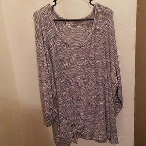 Lightweight Grey Pullover Sweater